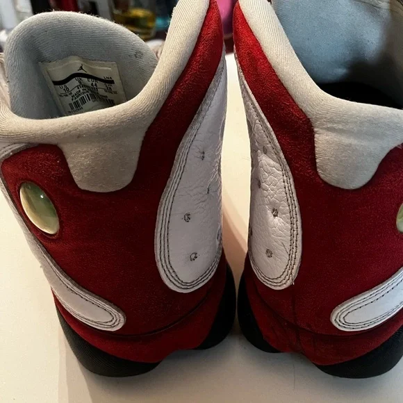 Air Jordan 13 Retro BG Shoes Men Sz 10 White High-top Sneakers 2016 414574-122